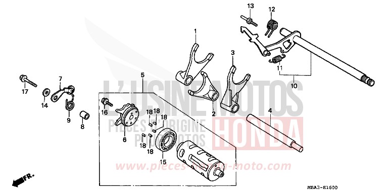 SCHALTTROMMEL von Shadow Aero PEARL IVORY CREAM (Y137G) von 1997